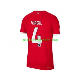 Maillot de Foot Liverpool Virgil van Dijk 4 Domicile 2023/24